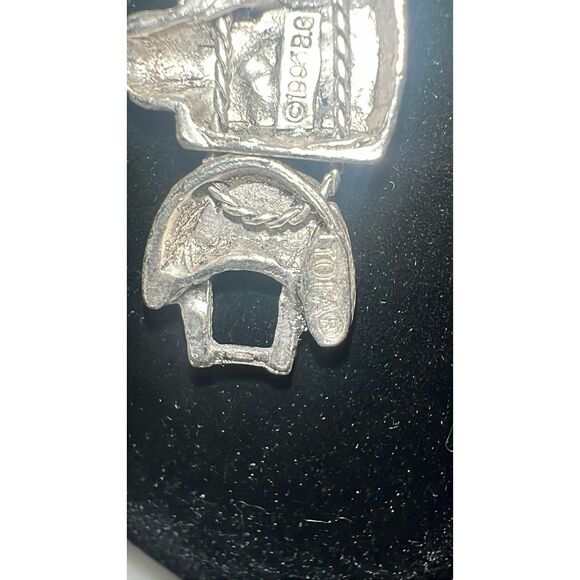 Vintage TOFA Doctor Nursing Bracelet Slide Charms Silvertone 1995 7.5” - Picture 5 of 7